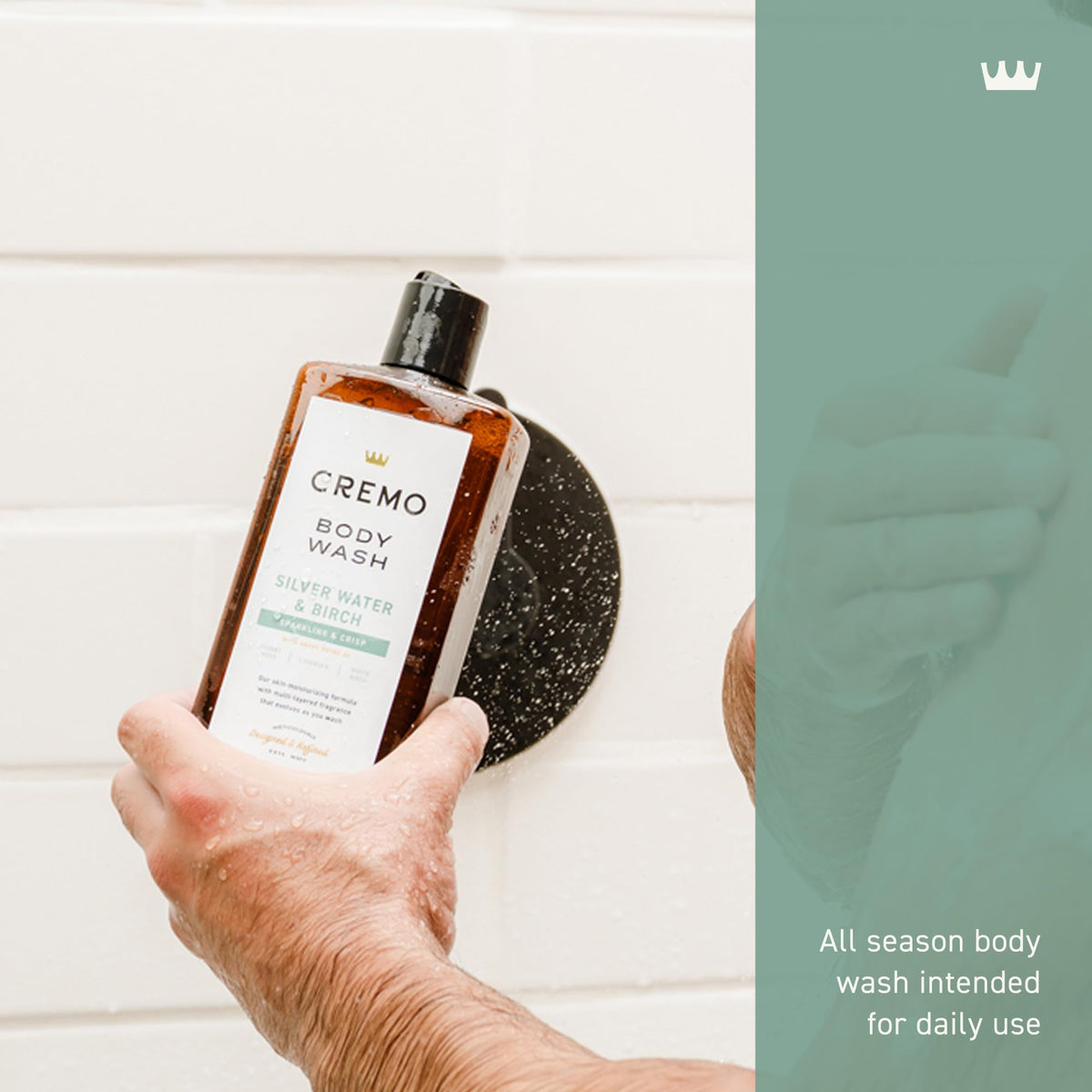 Cremo Body Wash for Men, Rich-Lathering Silver Water & Birch, 16 Fl Oz Beauty & Personal Care Cremo