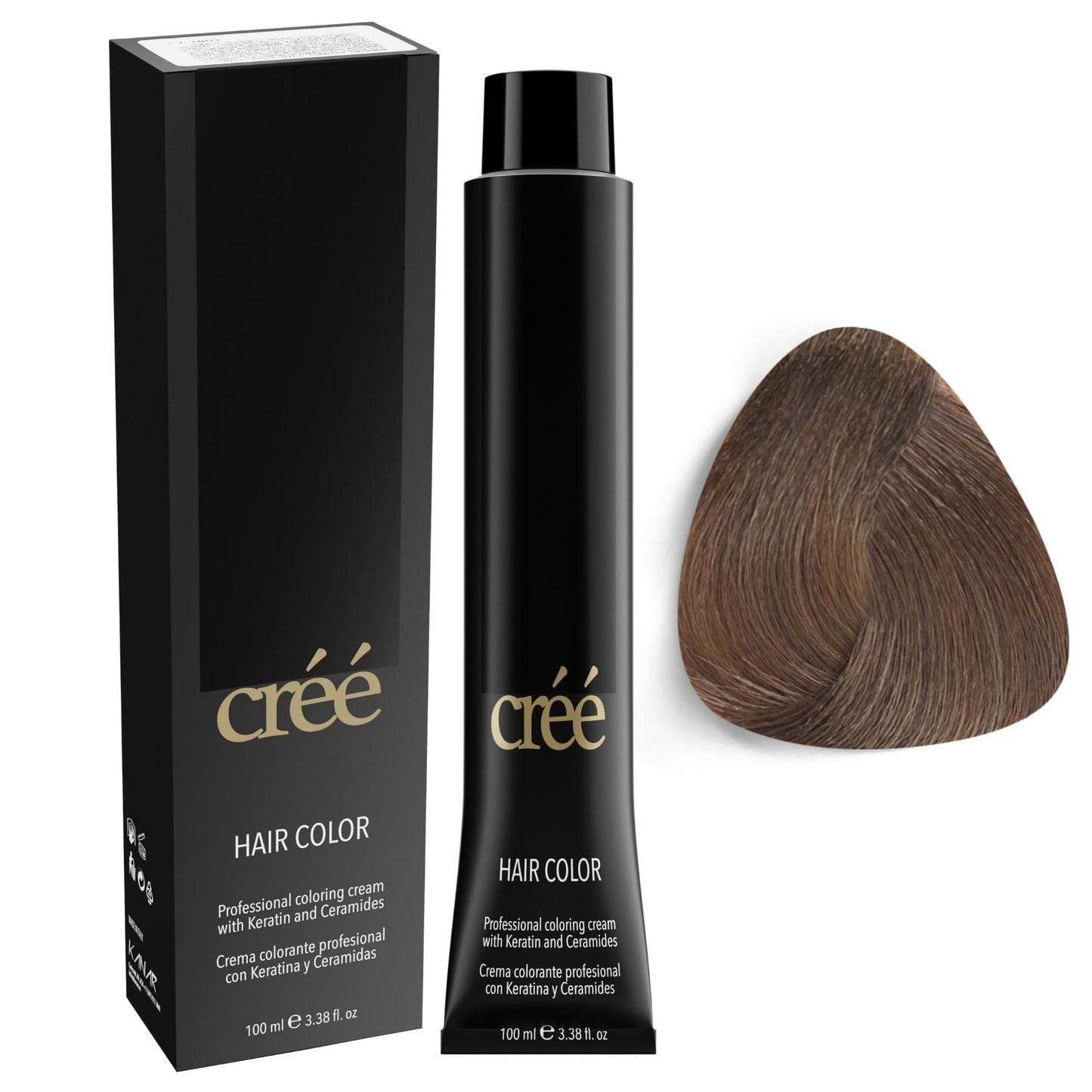 Cree Professional 7.91 - Ice Chesnut Blond Permanent Hair Color - Long Lasting, Rich Vibrant - Gray Coverage 100ml - 3.4 fl.oz. Beauty & Personal Care Créé