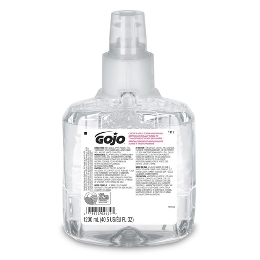 GOJO® Clear & Mild Foam Handwash, 1200 mL Beauty & Personal Care GOJO