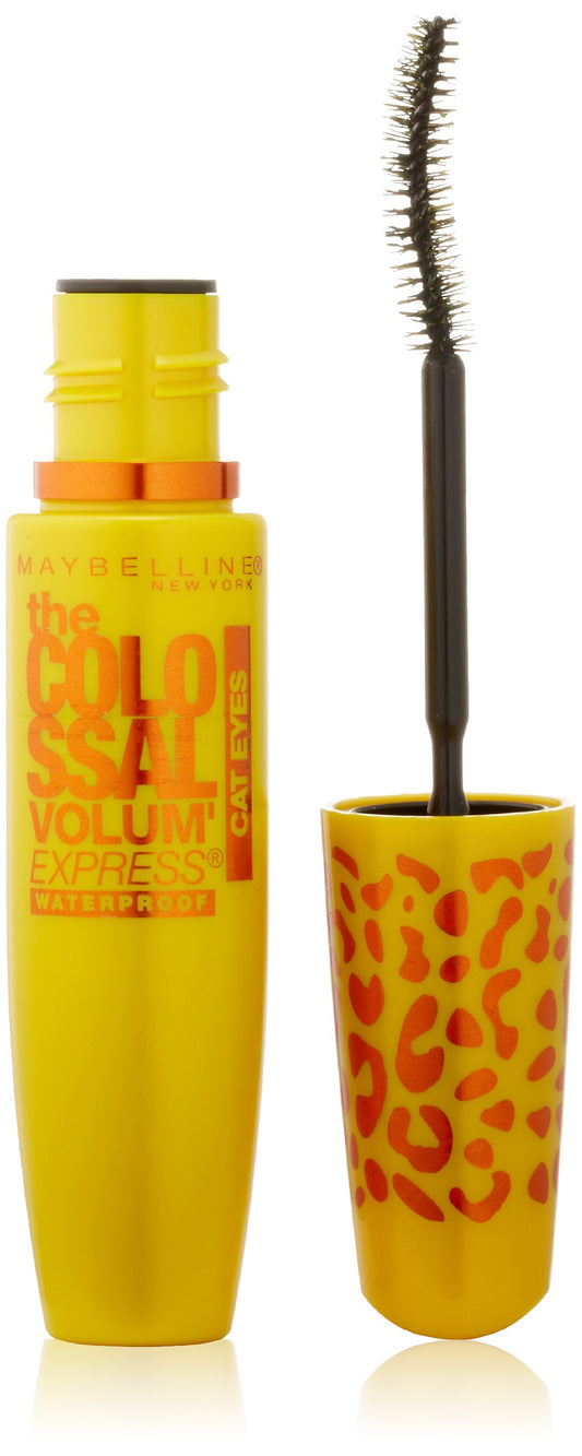 Maybelline Volum' Express The Colossal Cat Eyes Waterproof Mascara, Glam Black, 0.31 fl. oz.