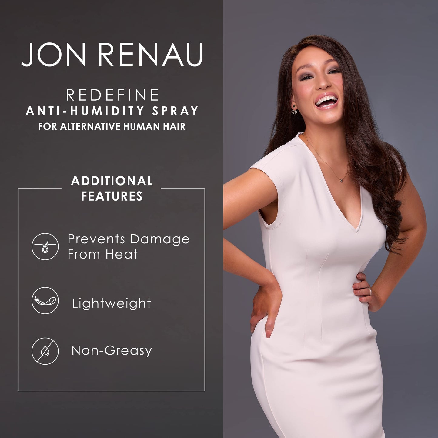 Jon Renau Anti Humidity Hair Shield Spray - 8.5 Fl Oz Beauty & Personal Care Jon Renau