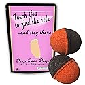 Find the Hole Bath Bombs - XL Black and Red Fizzers for Adults - Handcrafted, Made in America, 2 Count Beauty & Personal Care Gears Out