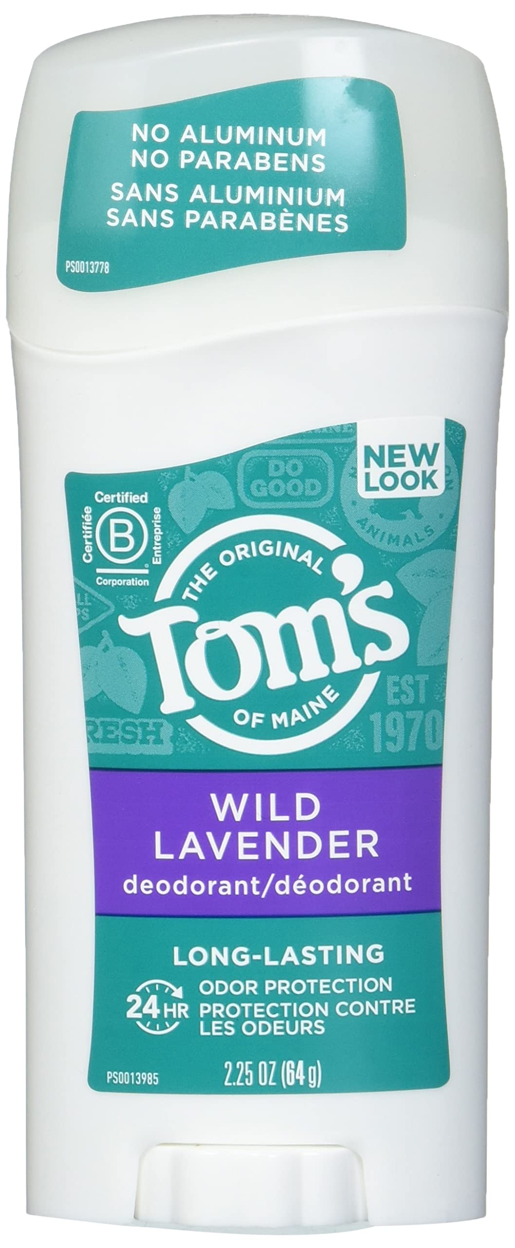 Tom's of Maine Long-Lasting Aluminum-Free Natural Deodorant for Women, Lavender, 2.25 Ounce (Pack of 2) Beauty and Personal Care Tom's of Maine