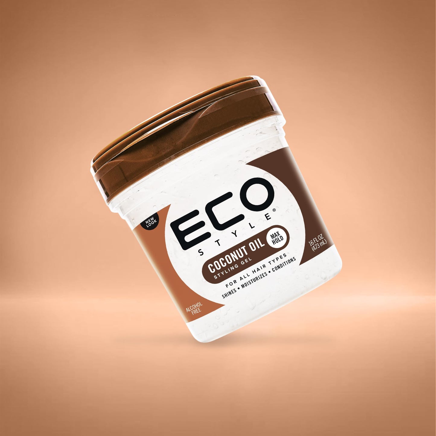 Ecoco Eco Style Gel - Coconut Oil - Adds Luster And Moisturizes Hair - Weightless Styling And Superior Hold - Prevents Breakage And Split Ends Beauty & Personal Care Eco Style