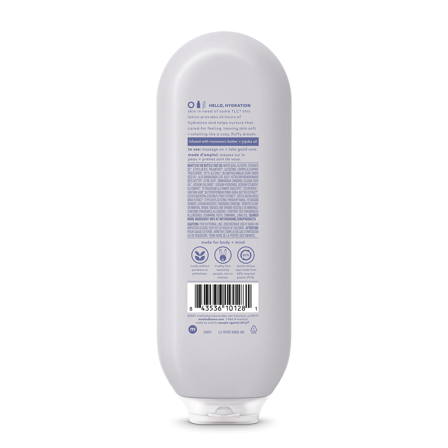 Method Daily Lotion, Simply Nourish, Moisturizer for 24 Hours of Hydration, 13.5 fl oz (Pack of 1) Beauty & Personal Care Method