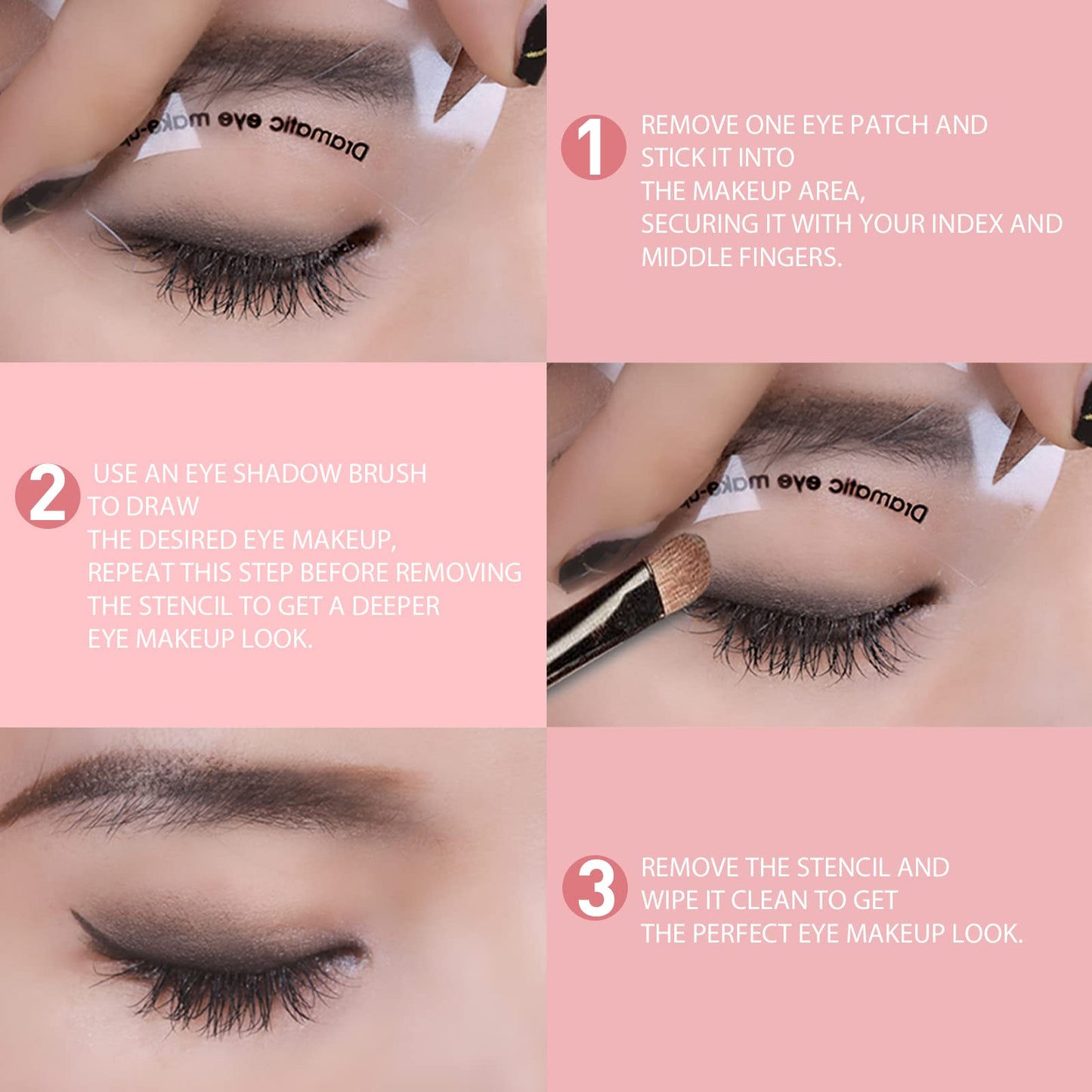 YAFIYGI Quick Make-Up Stencils Eyeliner Molds a Makeup Tool with a Variety of Shapes Eyeliner Stencil Pads Eyeshadow Applicators Eyeliner Template Beauty & Personal Care YAFIYGI