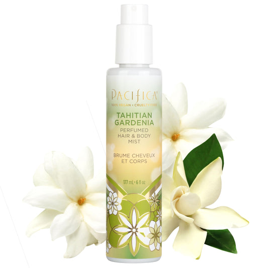 Pacifica Tahitian Gardenia Perfumed Hair & Body Mist, Alcohol-Free Spray Designed For Head-To-Toe Wear, Vegan & Cruelty-Free, 6 Fl Oz Beauty & Personal Care Pacifica