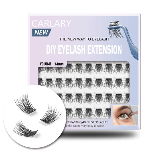 Lash Clusters, DIY Eyelash Extension, Reusable Volume Individual Lashes, Wispy Fluffy Artificial Natural Look for Cluster Lashes, C Curl Lashes Pack Beauty & Personal Care WONSIS