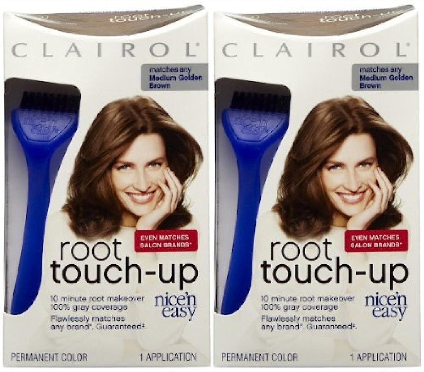 Clairol Nice n Easy Touch, Up, 005G, Medium Golden Brown, 2 pk Beauty & Personal Care Clairol
