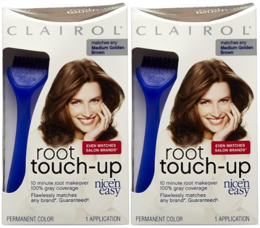 Clairol Nice n Easy Touch, Up, 005G, Medium Golden Brown, 2 pk Beauty & Personal Care Clairol
