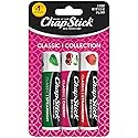 ChapStick Lip Care Set, Classic Collection 3-Pack - Spearmint, Cherry, and Strawberry Lip Balm, 0.15 Oz Ea Beauty & Personal Care ChapStick
