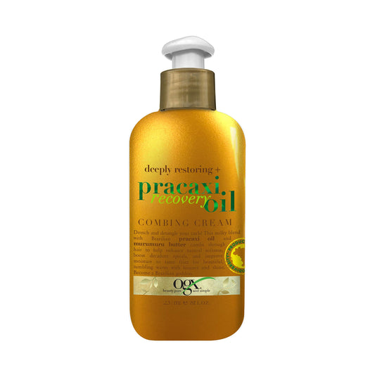 OGX Deeply Restoring + Pracaxi Recovery Oil AntiFrizz LeaveIn Combing Cream with Murumuru Butter SulfateFree Surfactants Conditioning Hair Treatment Beauty & Personal Care OGX