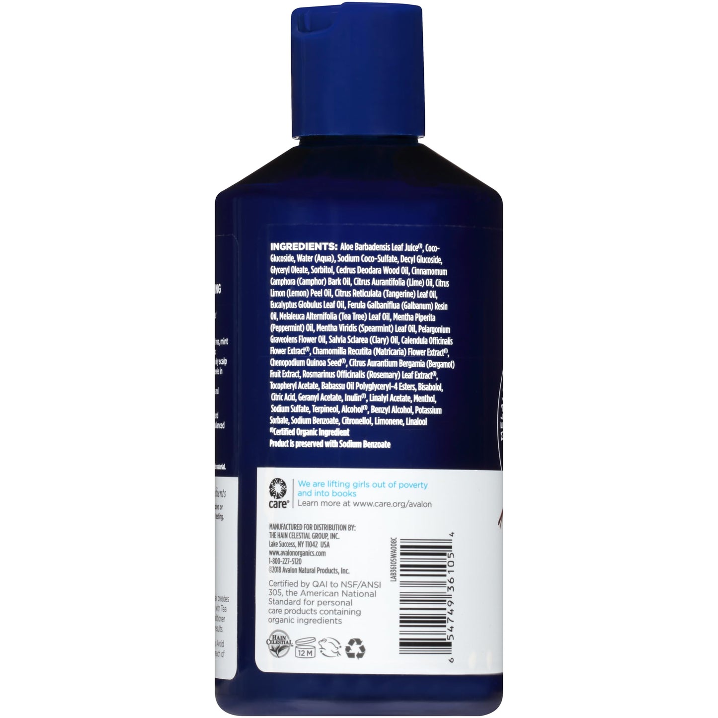 Avalon Organics Therapy Scalp Normalizing Shampoo, Tea Tree Mint, 14 Oz Beauty & Personal Care Avalon Organics
