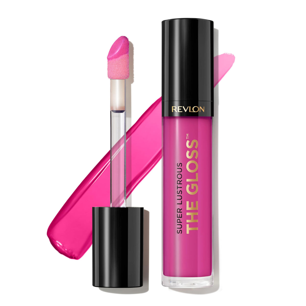 Revlon Super Lustrous Lip Gloss, Non-Sticky, Hydrating, High Shine Finish, 232 Pink Obsessed, 0.13 oz Beauty & Personal Care REVLON