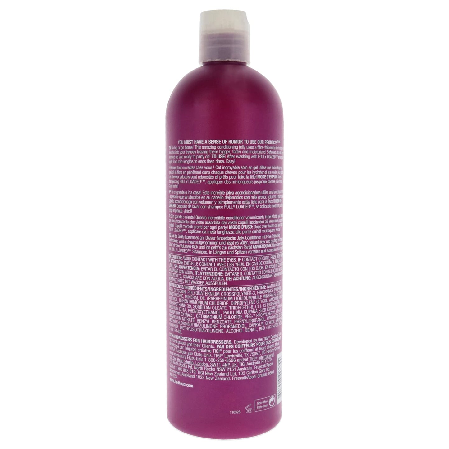 Bed Head Fully Loaded Massive Volume Conditioning Jelly, 25.36 Fluid Ounce Beauty & Personal Care Bed Head