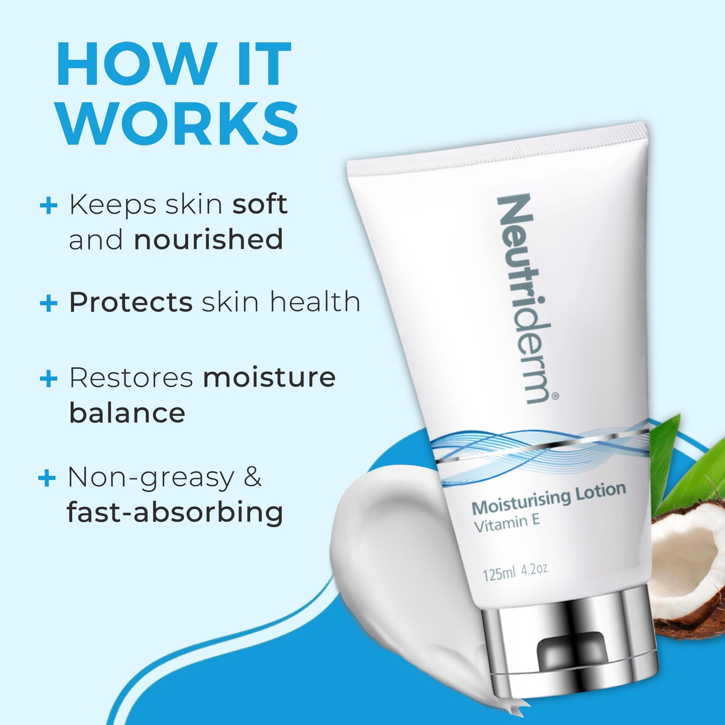 NEUTRIDERM Daily Face Moisturizer with Natural Vitamin E Cream, Moisturizing Lotion for Face and Body, Wrinkles, Dry, Acne-Prone, Irritated or Aging Beauty & Personal Care NEUTRIDERM