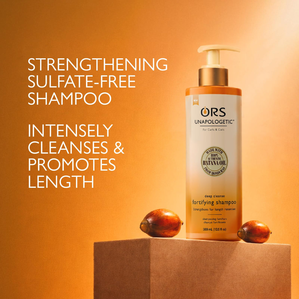 ORS Unapologetic Deep Cleanse Fortifying Shampoo 12.5 Ounces (Pack of 2)