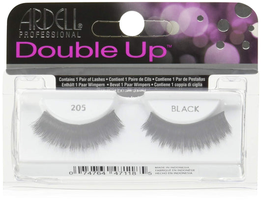 Ardell Double Up Lashes 205 Black - Dramatic Layered False Eyelashes