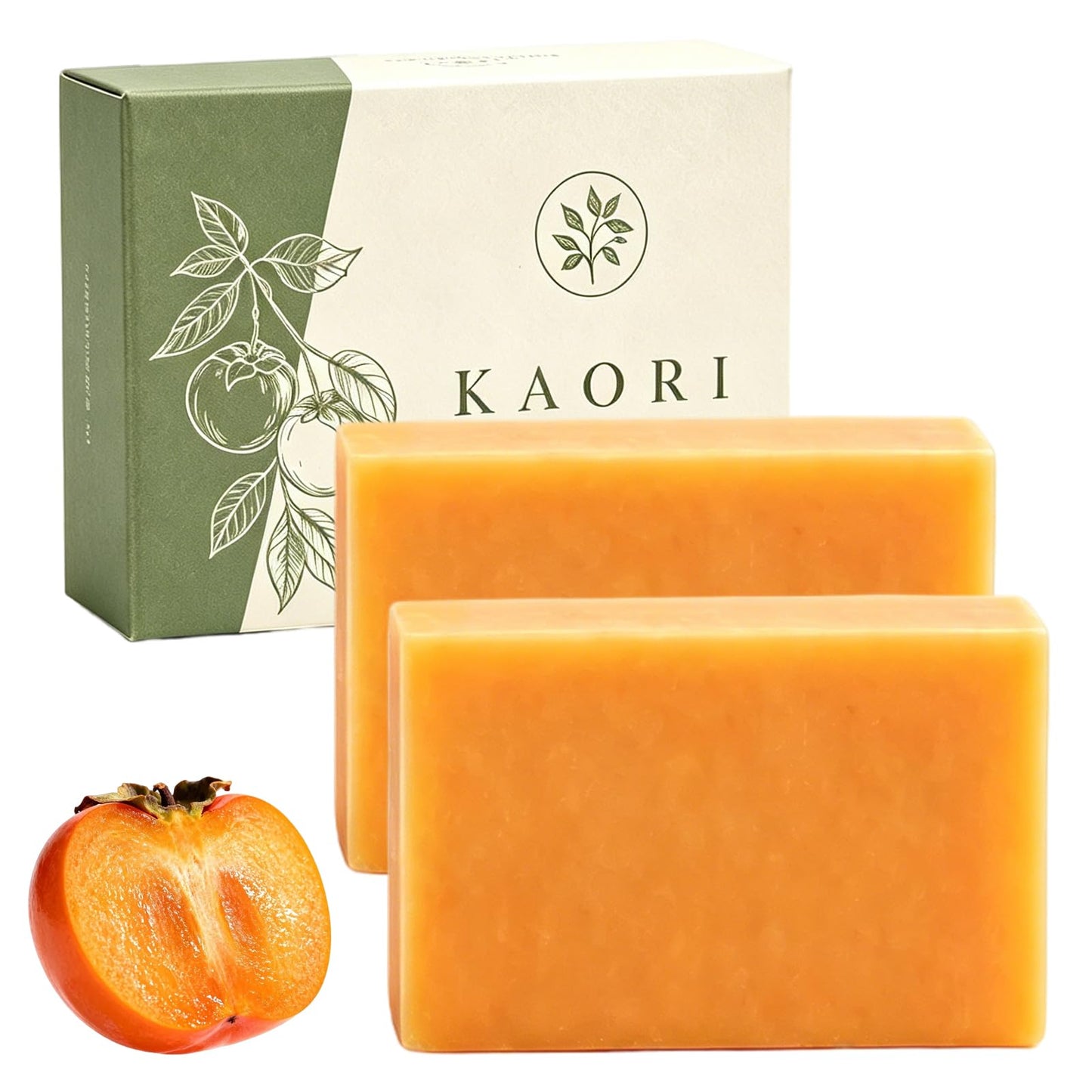 Kaori Deodorizing Persimmon Soap for Old People Smell & Nonenal, Moisturizing Mature Skin, Renewing & Purifying Body Wash, Persimmon Soap for Body Beauty and Personal Care Kalani Glow Default Title