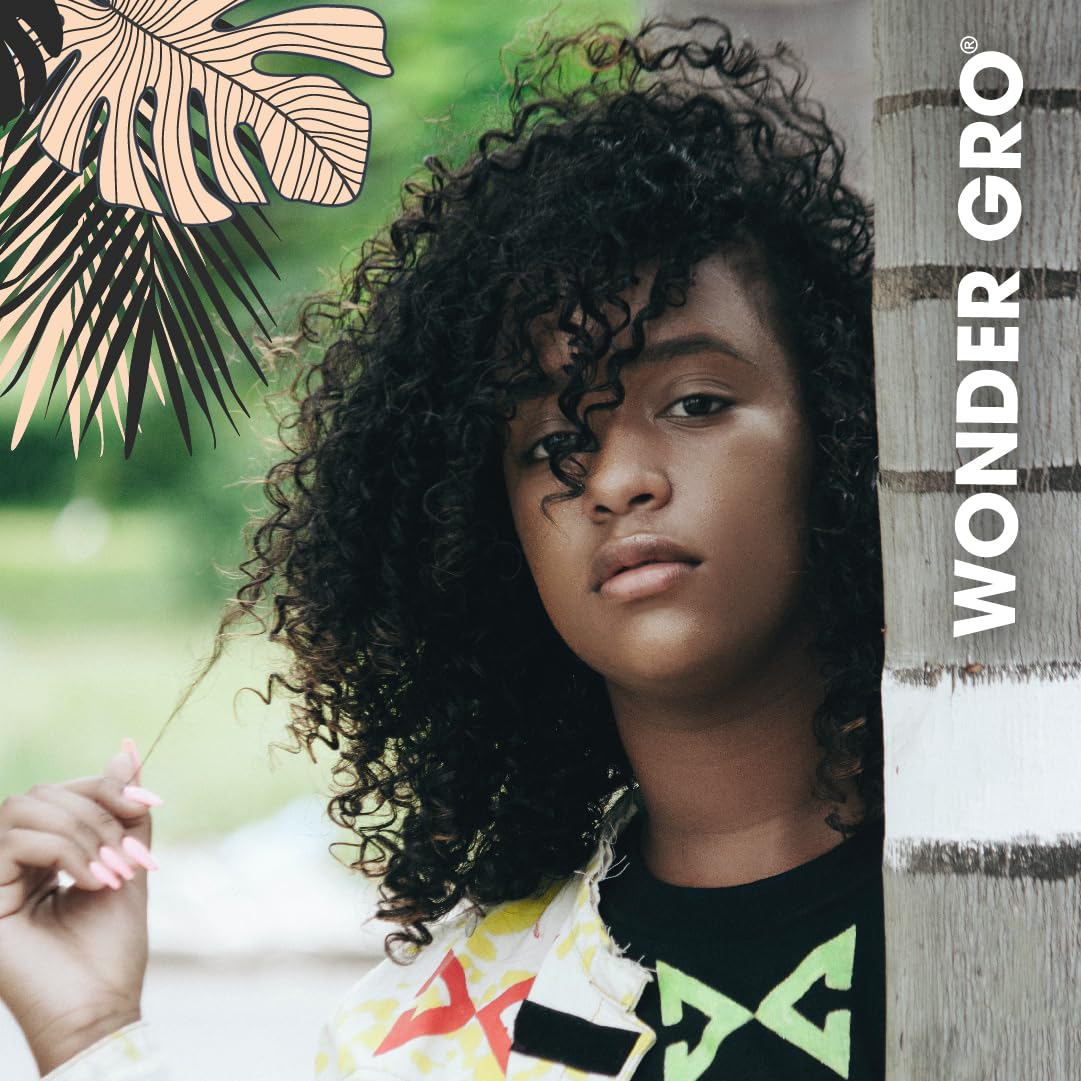 Wonder Gro Jamaican Black Castor Oil Edge Gel for Extreme Hold, 2.4 oz - Soften & Control Hair Beauty & Personal Care Wonder Gro