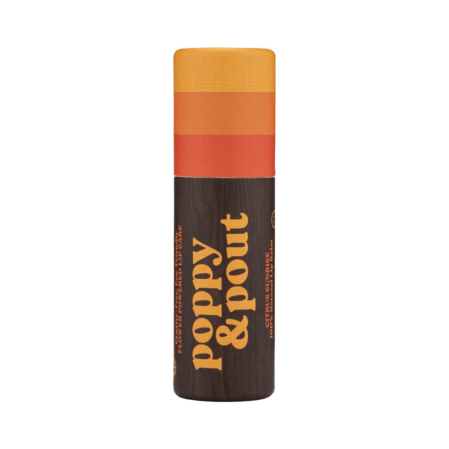 Poppy & Pout Citrus Sunrise Jumbo Lip Balm - All Natural Lip Balms & Moisturizers - Hydrates with Beeswax, Vitamin E, Organic Coconut Oil Beauty and Personal Care Poppy & Pout