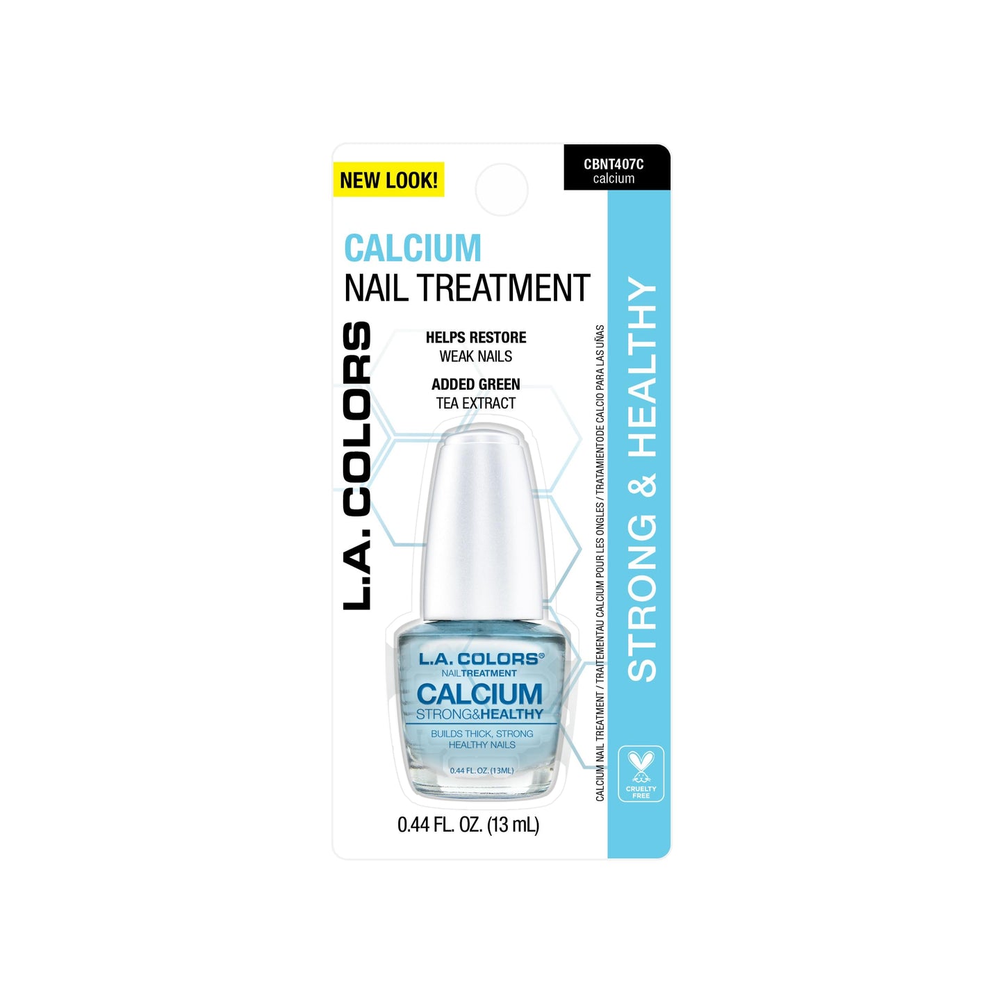 L.A. COLORS Clamshell Calcium Strength Treatment CBNT407C Beauty & Personal Care L.A. COLORS