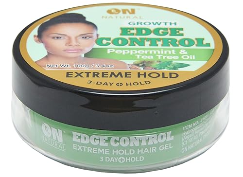 On Natural Edge Control Extreme Hold-Peppermint and Tea Tree Oil (3.4oz) Beauty & Personal Care On Natural