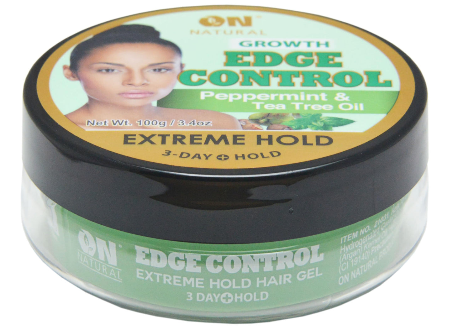 On Natural Edge Control Extreme Hold-Peppermint and Tea Tree Oil (3.4oz) Beauty & Personal Care On Natural