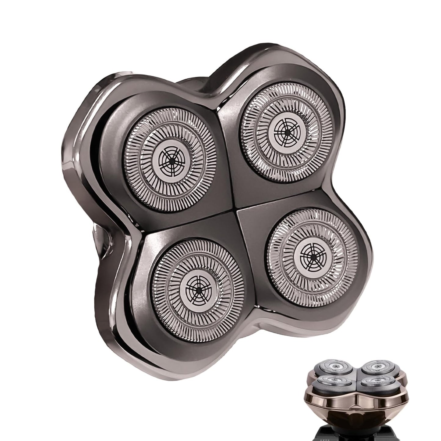 Replacement Shaver Heads for Skull Shaver, 4D Floating Blades for Pitbull Gold/Pro/Silver, Palm & Butterfly Kiss Electric Shavers, Dry & Wet Use Beauty and Personal Care Darohz