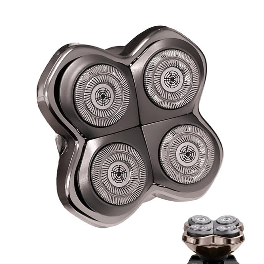 Replacement Shaver Heads for Skull Shaver, 4D Floating Blades for Pitbull Gold/Pro/Silver, Palm & Butterfly Kiss Electric Shavers, Dry & Wet Use Beauty and Personal Care Darohz