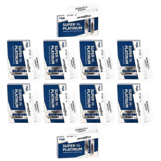 10-120pcs Stainless Steel Double-Sided Razor Blades, Durable Old-Fashioned Manual Blades For Professional Hairdressing And Barber Shop Tools(100pcs) Beauty and Personal Care ZWBXPVHE