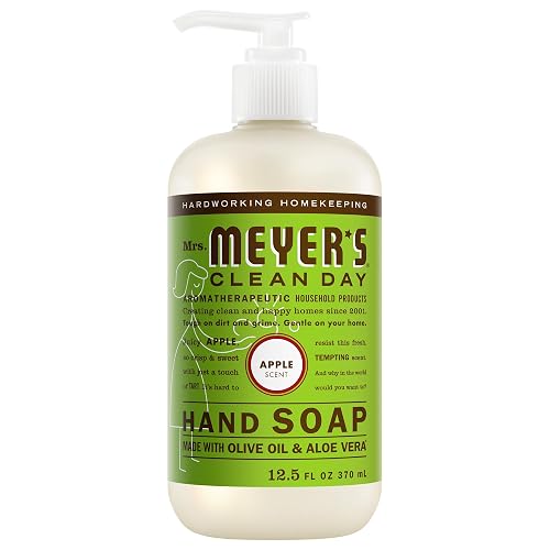Mrs. Meyer's Clean Day Liquid Hand Soap, Cruelty Free and Biodegradable Formula, Apple Scent, 12.5 oz Beauty & Personal Care Mrs. MEYER'S