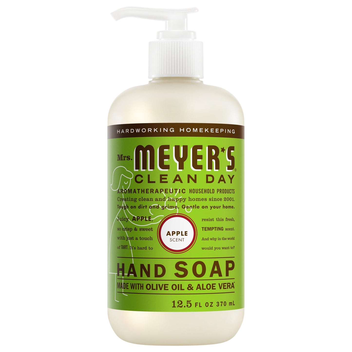 Mrs. Meyer's Clean Day Liquid Hand Soap, Cruelty Free and Biodegradable Formula, Apple Scent, 12.5 oz Beauty & Personal Care Mrs. MEYER'S