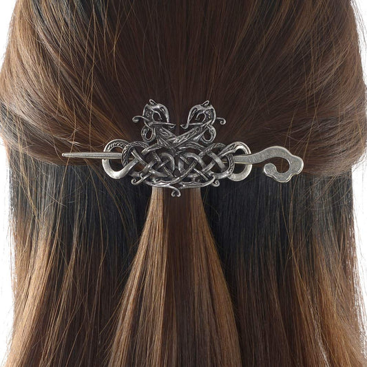 Viking Celtic Hair Clips Hairpins- Viking Hair Accessories Celtic Knot Hair Pins Antique Silver Hair Sticks Irish Hair Decor Accessories for Long Hair Beauty & Personal Care LQQQL