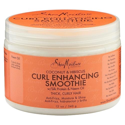 Shea Mst Curl Enh Smth Cc Size 12z Shea Moisture Coconut & Hibiscus Curl Enhancing Smoothie 12z Beauty & Personal Care Shea Moisture