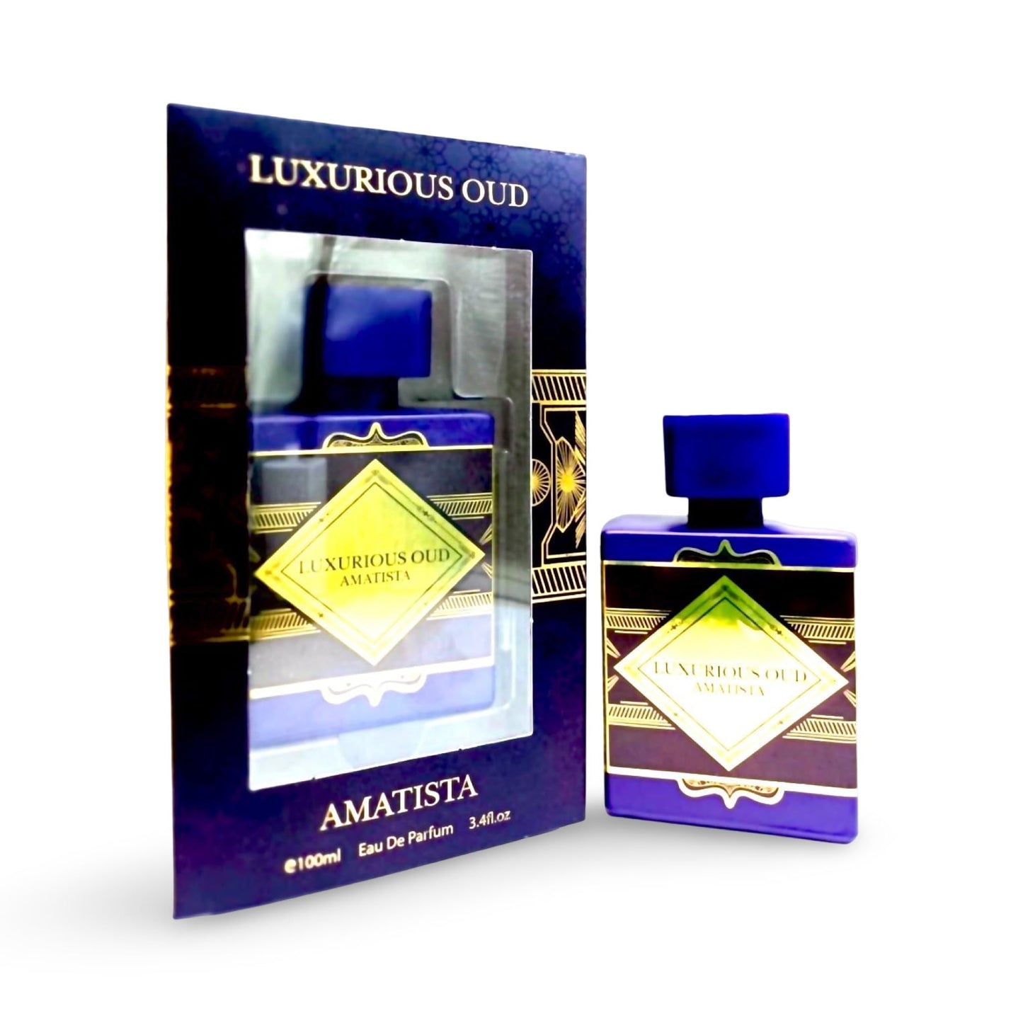 Secret Plus LUXURIOUS OUD AMATISTA Eau de Parfum, Amber Floral Fragrance with Oud Notes, 3.4 Fl Oz Beauty & Personal Care Secret Plus
