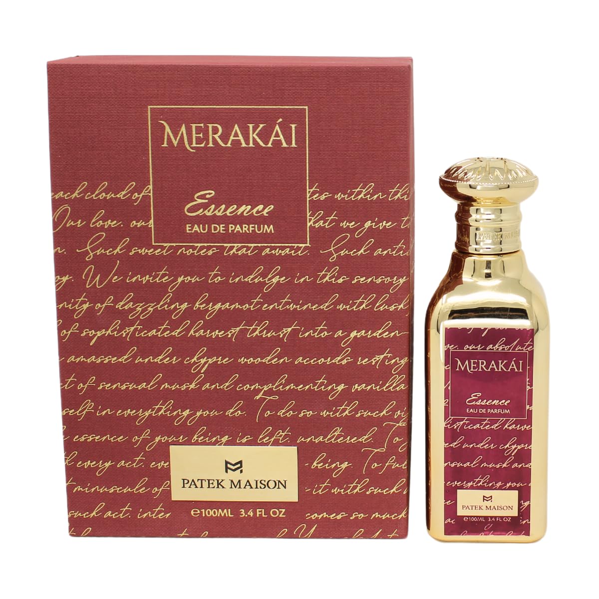Patek Maison Merakai Essence 3.4 oz Eau De Parfum Spray, Unisex Beauty & Personal Care Patek Maison