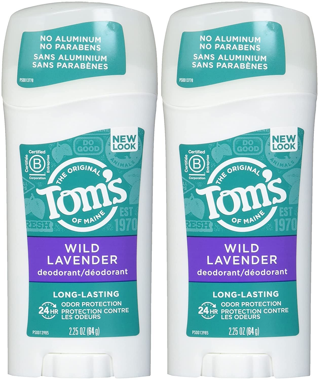 Tom's of Maine Natural Long-Lasting Deodorant Stick Lavender 2.25 Oz (Pack of 2) Beauty and Personal Care Tom's of Maine