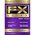 Liquid Latex - Face and Body Paint, Ammonia Free, Easy On and Off, Cosplay Makeup, Create Professional Monster, Zombie Arts 16 Oz (Metallic Purple) Beauty & Personal Care Liquid Latex Fashions