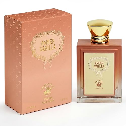 Beverly Hills Polo Club Amber Vanilla Eau de Parfum for Women | Luxurious Floral Amber Gourmand Fragrance | Creamy Vanilla, Warm Amber & Praline | Beauty & Personal Care Beverly Hills Polo Club