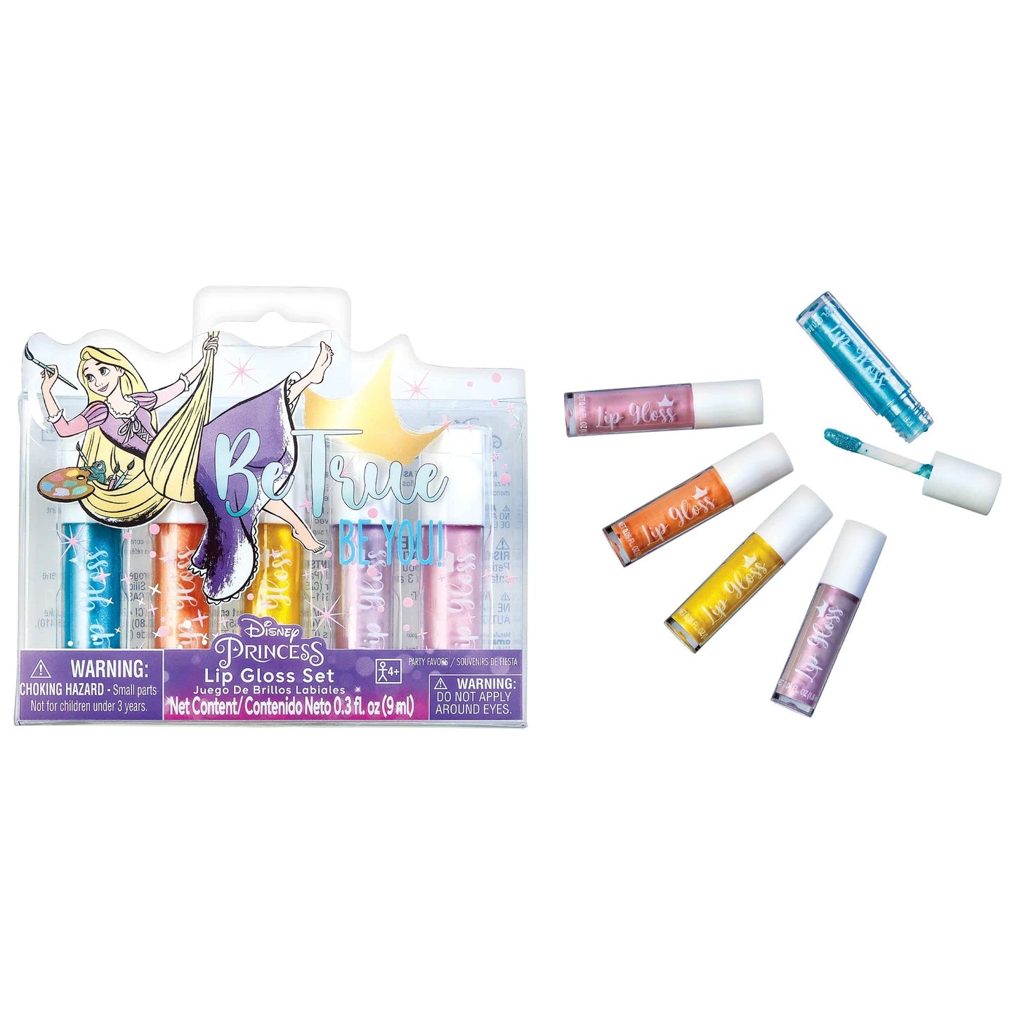 ©Disney Princess Lip Gloss Set - .06 oz. | Multicolor | 5 Pcs. Beauty & Personal Care Amscan