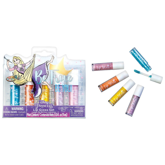 ©Disney Princess Lip Gloss Set - .06 oz. | Multicolor | 5 Pcs. Beauty & Personal Care Amscan