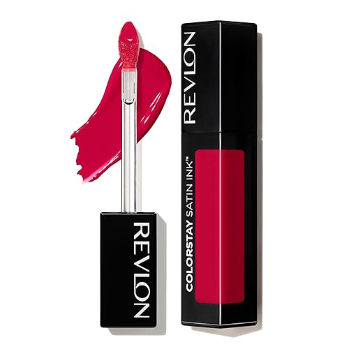 Revlon ColorStay Satin Ink Liquid Lipstick, Longwear Rich Lip Colors, Formulated with Black Currant Seed Oil, 020 On a Mission, 0.17 fl oz Beauty & Personal Care REVLON
