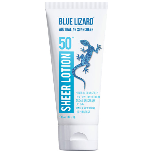 Blue Lizard Australian Sunscreen Sheer Lotion Body, SPF 50+ 3 oz. Beauty & Personal Care BLUE LIZARD