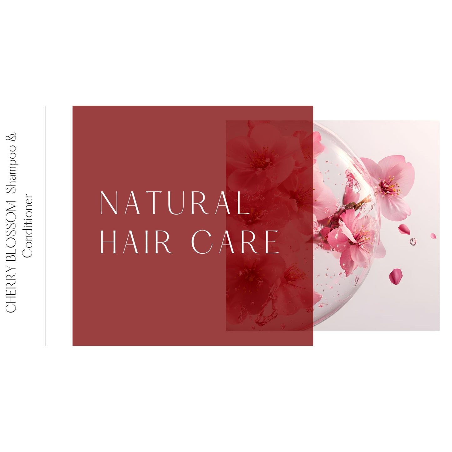 Auctus365 100% Organic Cherry Blossom Shampoo and Conditioner Beauty & Personal Care Auctus365