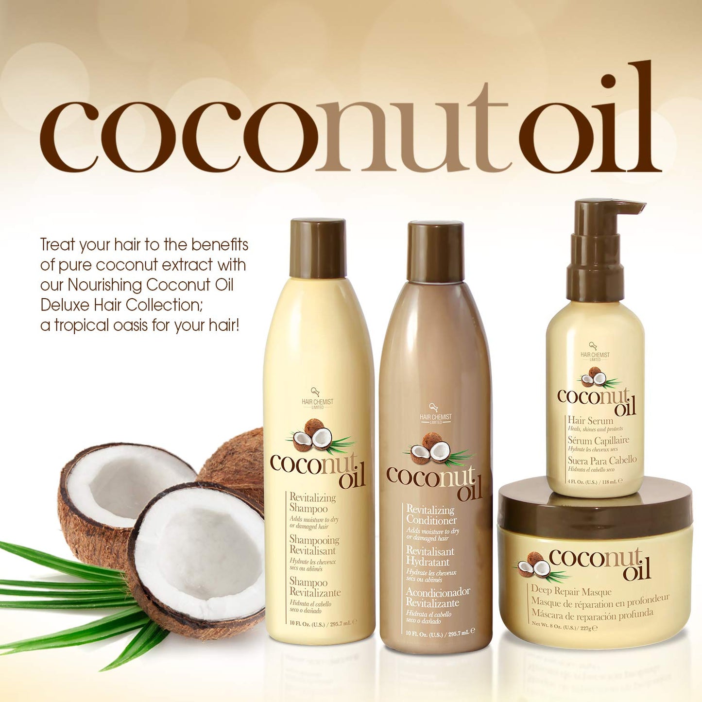 Hair Chemist Coconut Oil Deep Repair Masque 8 ounce Beauty & Personal Care Hair Chemist