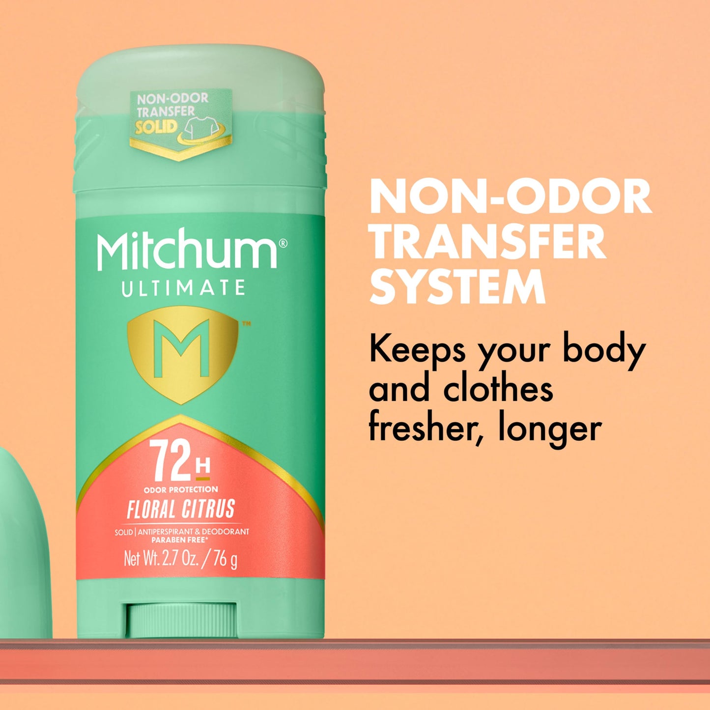 Mitchum Ultimate 72HR Odor Protection Women’s Antiperspirant & Deodorant, Long-Lasting Freshness, Invisible Solid, No White Residue Left on Skin Beauty and Personal Care Mitchum