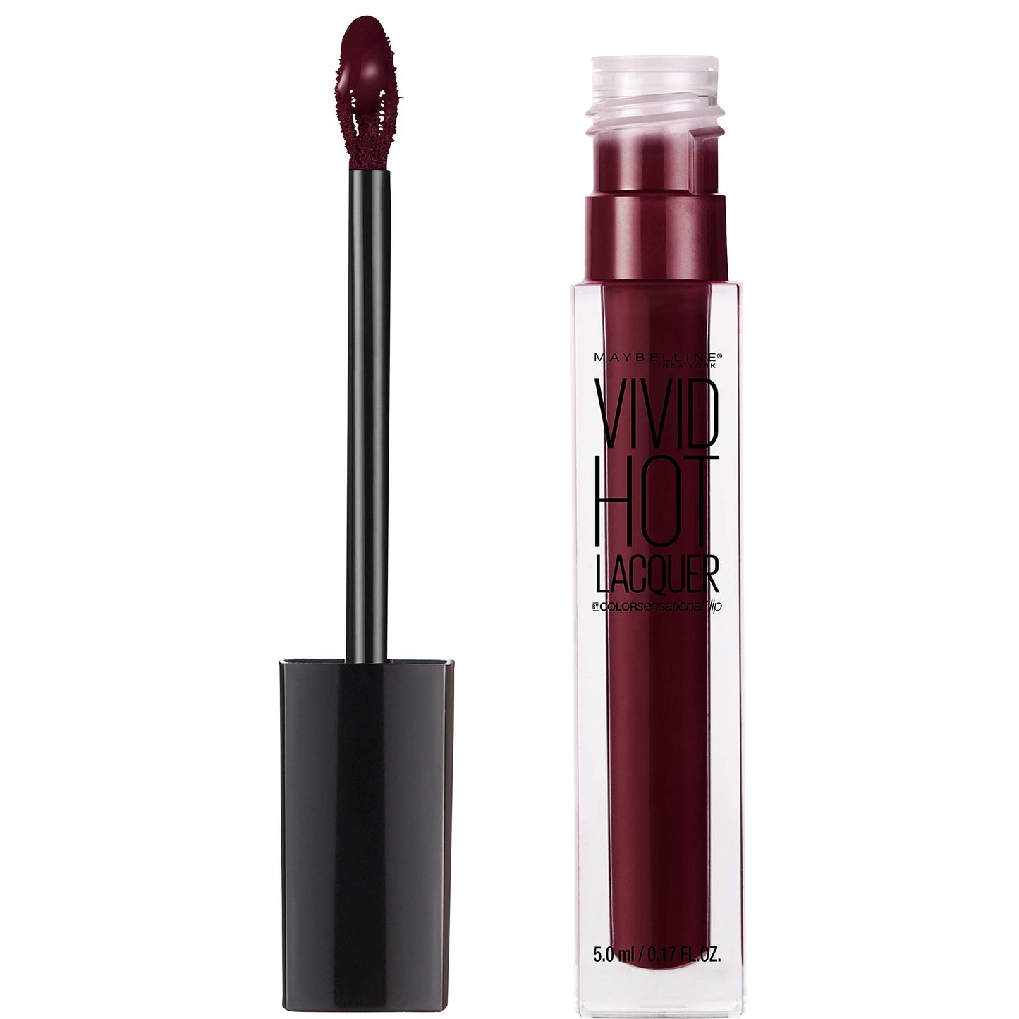 Maybelline Color Sensational Vivid Hot Lacquer Lip Gloss, Retro, 0.17 fl. oz. Beauty & Personal Care MAYBELLINE