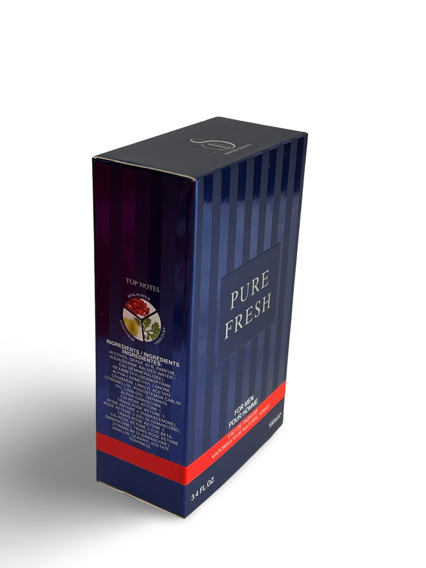 PURE FRESH Eau de Parfum for Men, 3.4 Fl Oz, Warm, Woody, Floral Scent Beauty & Personal Care United Scents