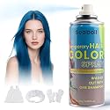 Blue Hair Spray, Seaboll Temporary Hair Color Spray for Kids Women Men-4.06 oz- Safe Non Sticky Washable One Day Hair Dye Spray,Disposable Accessories Beauty & Personal Care Seaboll
